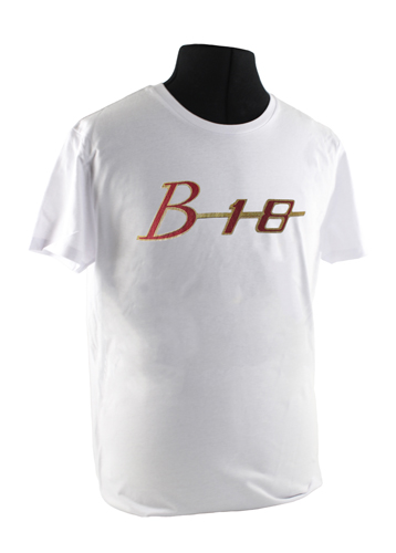 T-shirt vit B18 emblem i gruppen Tillbehr / T-shirts / T-shirts 140/164 hos VP Autoparts AB (VP-TSWT24)