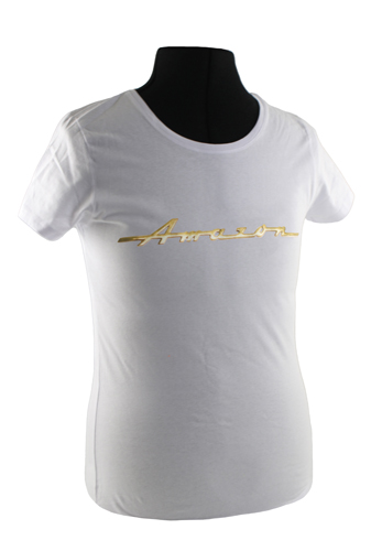 T-shirt woman white Amazon badge  in the group Accessories / T-shirts / T-shirts Amazon at VP Autoparts AB (VP-TSWWT11)