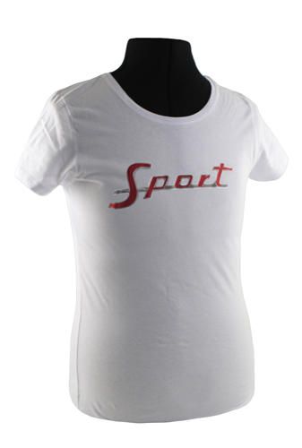 T-shirt dam vit Sport i gruppen Tillbehr / T-shirts / T-shirts PV/Duett hos VP Autoparts AB (VP-TSWWT13)