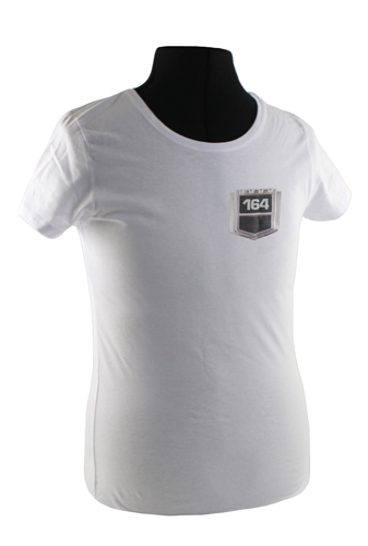 T-shirt dam vit 164 emblem i gruppen Tillbehr / T-shirts / T-shirts 140/164 hos VP Autoparts AB (VP-TSWWT18)