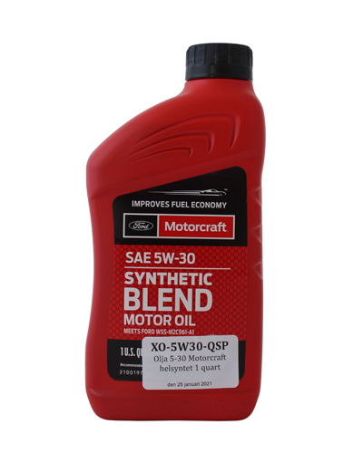 Motor Oil 5-30 Motorcraft 1 Quart in the group  /  / Oil & oil filters at VP Autoparts AB (XO-5W30-QSP)