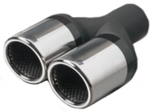 Exhaust pipe dubble 2x70mm id 63,5mm in the group  at VP Autoparts AB (ZZ2X70L)