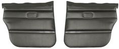 Door panels rear 244/245 79- black Univ.