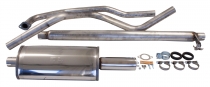 Exhaust system 122 62-66 2" sedan Stainl