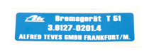 Dekal ATE Bremsgert