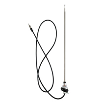 Antenn teleskop universal kromad med rund bas