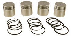 Piston kit with rings B4B 0,030"