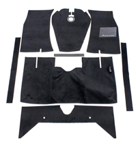 Carpet kit Volvo 122 black RHD