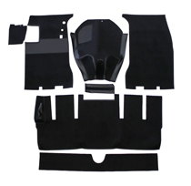 Mattsats 1800 1963 svart textil ch 6001-8000