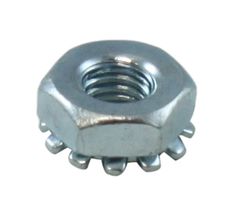 Mutter 10-32 Med Taggbricka Zinc