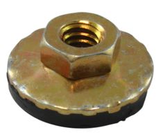 Mutter 1/4-20 med Gummerad Bricka