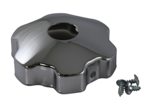 Kromad verdel fr oljepfyllningslock med ventilation