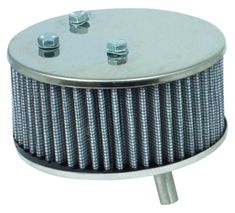 Air filter SU 3-bolt Hi-Po w.vent stainl