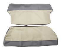 Cover Rear seat 544 61-62 US blue/beige