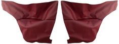 Cover Rear side 130 2d 67-68 red Pair
