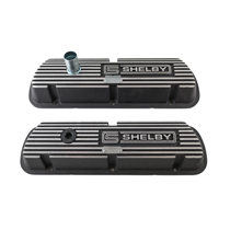 Ventilkåpa Shelby Svart/Aluminium