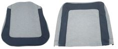 Cover Front seat 444LS 1957 grey/blue