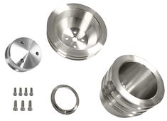 Billet pulley kit 3-groove Ford 65-69 SB