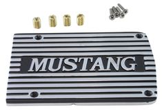 A/C Compressor cover "Mustang" polished