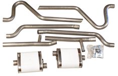 Avgassystem Mustang 64-70 2,5" Rostfritt