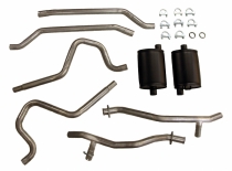 Avgassystem Mustang SB 64-70 Dubbelt 2"