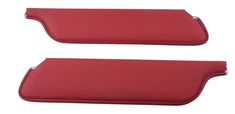 Sun visor Mustang CP/FB 64-65 bright red