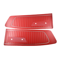Door panels Standard 1965 red
