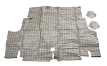 Matta Bagage 65-68 filt/rutig Standardutfrande Gr