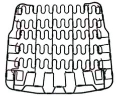 Front seat bottom spring Must.64-67