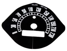 Decal Speedometer 230 km/h 1966