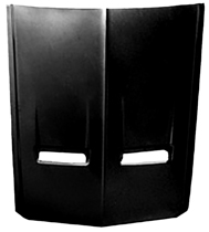 Motorhuv Mustang 67-68 med Blinkersindikator