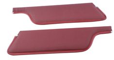 Sun visor Must.67-68 CP/FB dark red