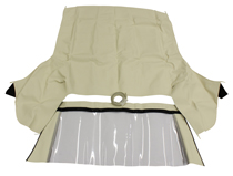 Cabtop 67-68 med plastruta vit