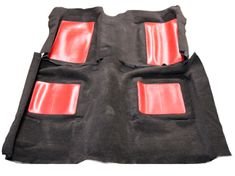 Matta Mustang 69 FB/M1 svart/rd ilgg