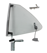 Sidoruta Bak Mustang Komplett 69-70 FB klarglas Vä