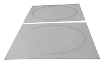 Chrome trim Dash Carrier Camaro 67-68