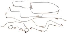Brake line kit Must.68-69 Drum V8 8"