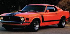 1970 Boss 302 Mustang Stripe Kit Black