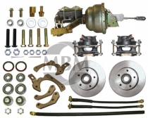 Skivbromssats Chevrolet 59-64 Full Size m.H-cyl.