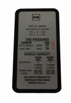 Dekal Dcktryck Camaro SS / Chevelle SS 69