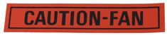 Decal Caution fan Ford 68-79