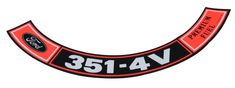 Decal Air filter Ford 351-4V 70-71