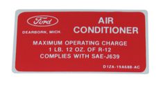 Dekal Ford A/C