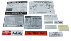 Decal kit Mustang 1970