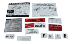 Decal kit Mustang 1972