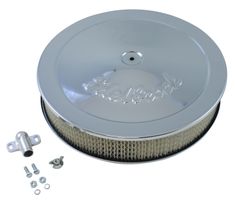 Luftrenare V8 krom, Edelbrock 14"