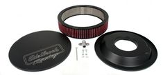 Luftrenare Edelbrock Victor serie, svart