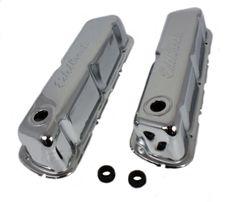 Ventilkpa Edelbrock krom