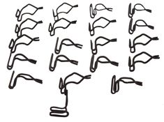 Clips Panel Baksida Rygg Mustang 68