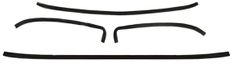 Rear window molding set Camaro 75-81 Blk